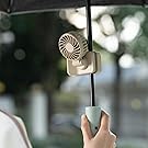 【5%OFF+50%OFF+ポイント10%】【実質650円】 ViSSKO USB充電式 4way クリップハンディファン