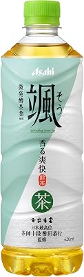 【15%OFF】アサヒ飲料 香る爽快緑茶 颯 620ml×24本 送料込1,443円(60.1円/本) 十六茶 630ml×24本とセットで送料込2,364円(49.3円/本)から【食洗機用キュキュット無料】