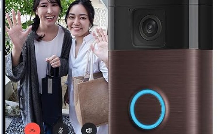 【4,480円】Ring Battery Doorbell スマホ対応ドアホン