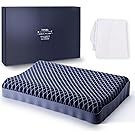 AooDen 人間工学×TPE 丸洗いOK 高反発 カバー付き 首が痛くならない安眠枕 【送料無料】