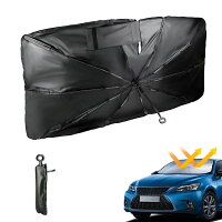 【78%OFF】【本日4倍】【942円】 VIVACIA 車用 傘型 10本骨 サンシェード 【送料無料】