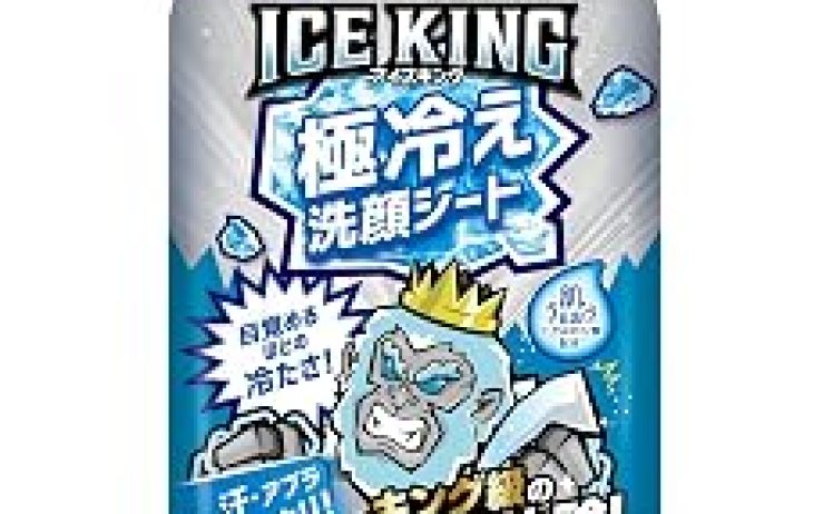 【393円-108pt】白元アース アイスノン ICE KING 極冷え洗顔シート 無香料 20枚×2個入