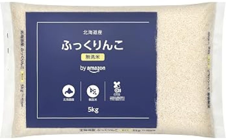 【3,365円ｰ424pt】令和7年産 北海道産 ふっくりんこ 無洗米 5kg