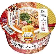 【41%OFF】【1,408円】 日清麺職人 醤油 丸大豆醤油使用 豊かな旨味とコク 87g×12個