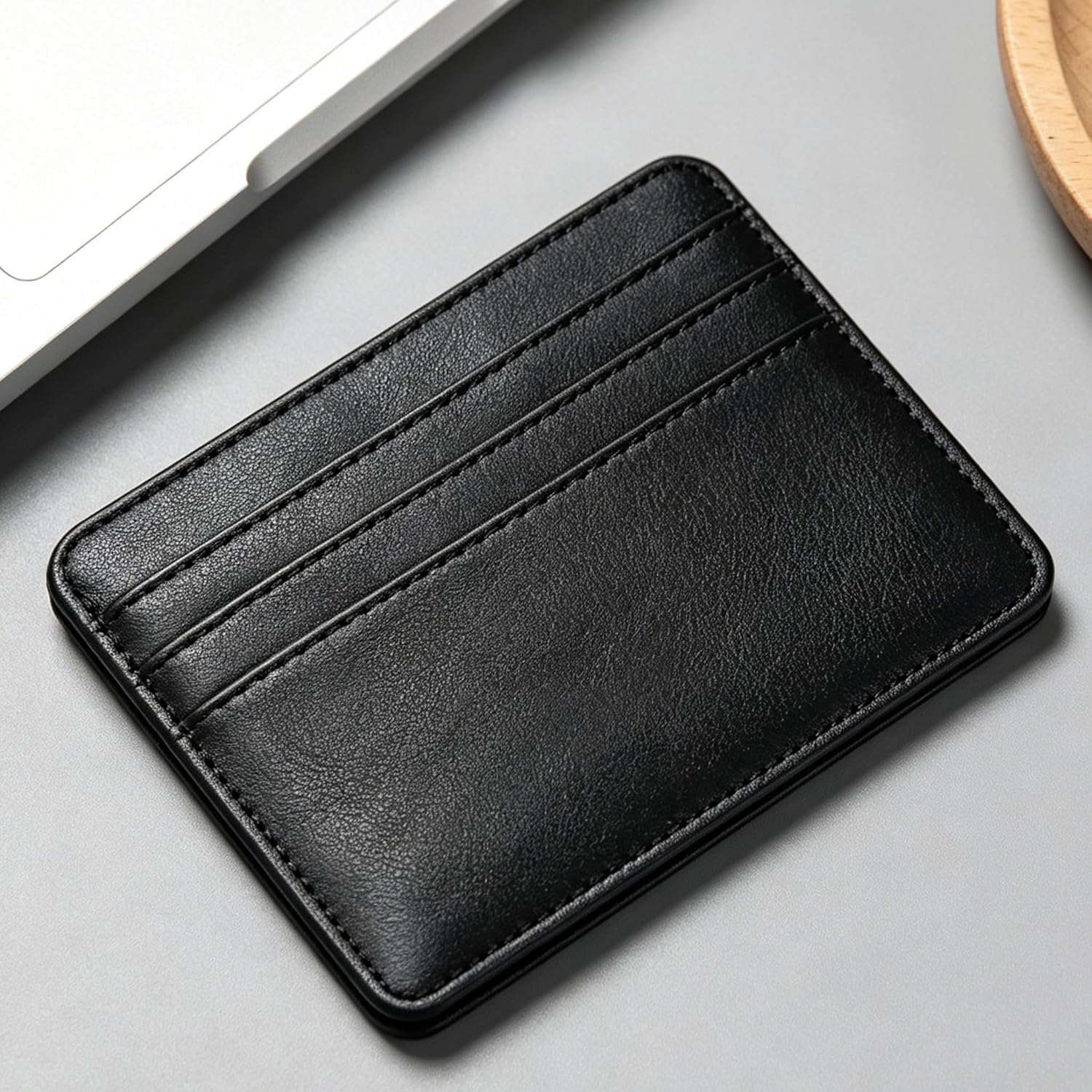 【81円】 Amazon Haul RFIDブロック 超薄型レザークレジットカードホルダー 【送料無料】