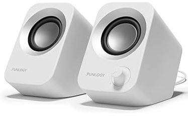 【1,590円】FUNLOGY 2chスピーカー 有線/USB給電 出力総合14W