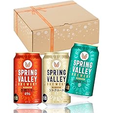 【スマイルSale】【3,498円（定期便3,393円）】 キリン SPRING VALLEY クラフトビール350ml×20本 豊潤ラガー496 8本+シルクエール白 6本+ジャパンエール香 6本 ギフト 飲み比べセット