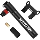 【70%OFF】【984円】 FENTEFERE アルミ製 CO2対応2WAY携帯ポンプ 110PSI 米式/仏式/英式対応 ロードバイク 自転車 空気入れ