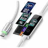 【期間限定セール】MATECH MTPS240 － 電圧・電流・電力リアルタイム可視化240W対応USB Cケーブルが1,490円