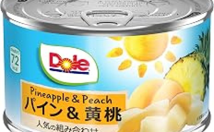 【2,836円】ドール パイン＆黄桃 缶詰 227gx24個