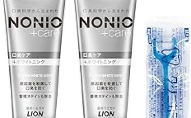 【719円】NONIO(ノニオ) プラス ホワイトニング 高濃度フッ素配合 ハミガキ 130g×2個