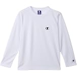 【69%OFF+15%OFF】【688円】 チャンピオン キッズ UVカット速乾 ワンポイント刺繍 ロングスリーブTシャツ