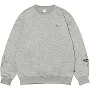 【ポイント35%還元】Converse(コンバース) スウェット STAR PT SWEAT CREW TOP HEATHER GRAY メンズ Lサイズ