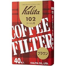 【47%OFF】【111円】 カリタ うまみを引き出す コーヒーペーパーフィルター 台形 2～4人用 102濾紙 40枚箱入