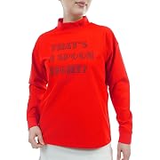 nano universe GOLF(ナノユニバース ゴルフ)蓄熱保温 モックネックシャツ レディース レッド Sサイズ
