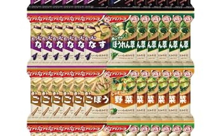 【3,528円】アマノフーズ 恵みのおいしさ 味噌汁 8種48食