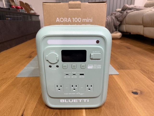 普段使い出来るコンパクトポータブル電源「BLUETTI AORA 100 mini」が気軽に持ち運べて実用性が高くて何よりカワイイ