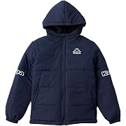 Kappa(カッパ) 中綿 ジャケット ドローコード フード付き ネイビー キッズ 130サイズ