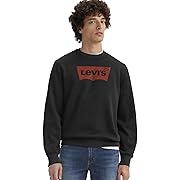 【ポイント46%還元】Levi’s(リーバイス) スウェットバットウイングロゴ 長袖 メンズ HM AMA CREW GAP BLACK XLサイズ