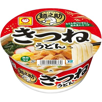 マルちゃん 麺之助 きつねうどん 76g×12個 税込1,373円(114.4円/個) プライム会員送料無料