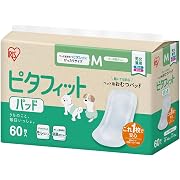 【50%OFF】アイリスオーヤマ ピタフィット ペット用 おむつパッド Mサイズ60枚 OPD-M60