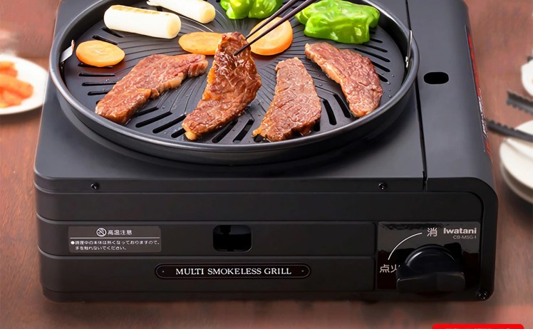 【5,980円】イワタニ 煙の少ない焼肉グリル マルチスモークレスグリル 日本製 CB-MSG-1