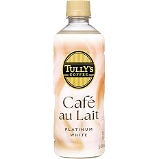 【54%OFF】【1,498円】 タリーズコーヒー カフェオレ プラチナホワイト 500ml×24本