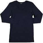 【58%OFF】【602円】 HIROKO KOSHINO メンズ レーヨンベア天 温度調整 長袖V首シャツ