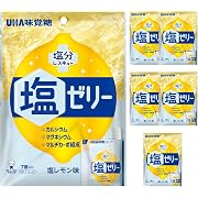 UHA味覚糖 塩分レスキュー 塩ゼリー 塩レモン味105g×6袋