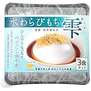 タヌマ 水わらびもち雫(黒蜜黄名粉)セット 3食×6個