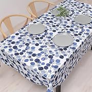 【ポイント49%還元】スタイルデコール(STYLE Decor) テーブルクロス 綿100% 120×150cm スタンダード ネイビー リーフ