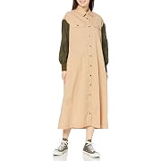 【10%OFF】GRACE CONTINENTAL(グレースコンチネンタル)タフタコンビシャツワンピース レディース ベージュ サイズ: 36