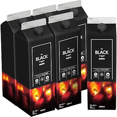 【5%OFF】【無糖】by Amazon ドトールコーヒー アイスコーヒー 紙パック ダークロースト 1L×6本 送料込1,898円(316.3円/本)
