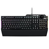 【15%ポイント！】ASUS RA04 TUF GAMING K1/JP － 専用ボリュームノブ 防水 RGB照明 リストレスト付きモデルが5,541円（実質4,707円）送料無料