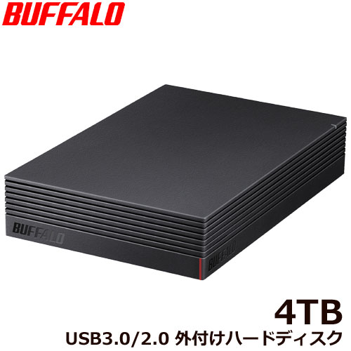 BUFFALO テレビ＆PC両対応 4TB 静音USB外付けハードディスク HD-NRLD4.0U3-BA 送料込16,980円