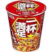 明星 一杯満足 しょうゆ味ヌードル 60g ×12個