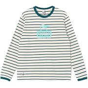 Chums [チャムス] ブービーフェイス L/S Tシャツ Cream/Teal Green 2XLサイズ