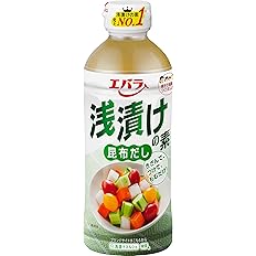 【50%OFF】【496円（定期便446円）】 エバラ 浅漬けの素 昆布だし 500ml×3本