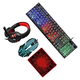 【12%ポイント！】DECORNIJIA G3004 4-in-1 ゲーミングキーボード / マウス / ヘッドセット / マウスパッドセットが3,619円（実質3,185円）送料無料