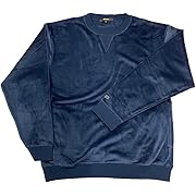 COMME ÇA MEN(コム サ メン) パジャマトップス ストレッチベロア メンズ ネイビー Mサイズ
