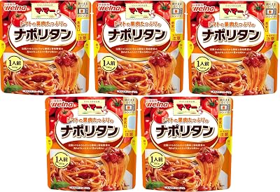 【80%OFF】マ・マー トマトの果肉たっぷりのナポリタン 1人前 130g×5個 送料込540円(108円/個)