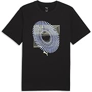 PUMA(プーマ) GRAPHIC サーキュラー Tシャツ メンズ ブラック XLサイズ