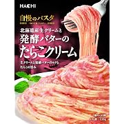 ハチ食品 自慢のパスタ 北海道産生クリームと発酵バターのたらこクリーム パスタソース 110g ×5個