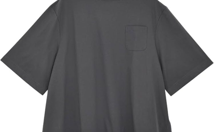 【749円】ヒヤロン 綿タッチ天竺ポケ付きTシャツ