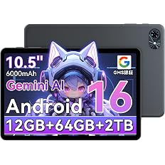 【プライム感謝祭】【12,699円】 TABWEE T80 Android16 タブレット 10.5インチ 12GB+64GB 【送料無料】