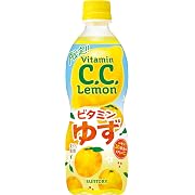 C.C.Lemon(シーシーレモン) ビタミンゆず 炭酸飲料 500ml×24本