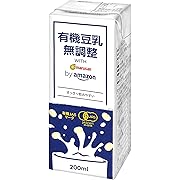 by Amazon マルサン 有機豆乳無調整 200ml×24本