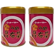 【ポイント20%還元】日東食品工業 果肉うめ昆布茶 60g×2