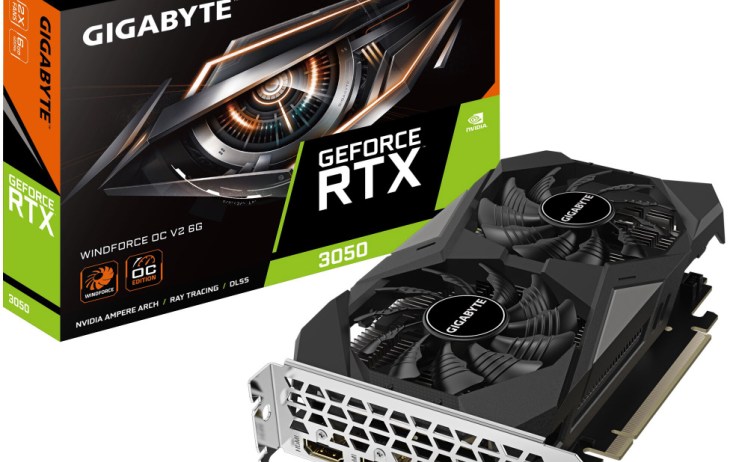 【29,800円】GIGABYTE GeForce RTX 3050 OC グラフィックボード