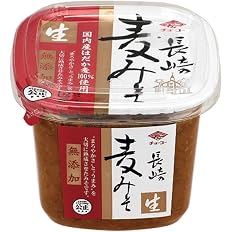 【42%OFF】【573円】 チョーコー 無添加 長崎麦みそ 500g
